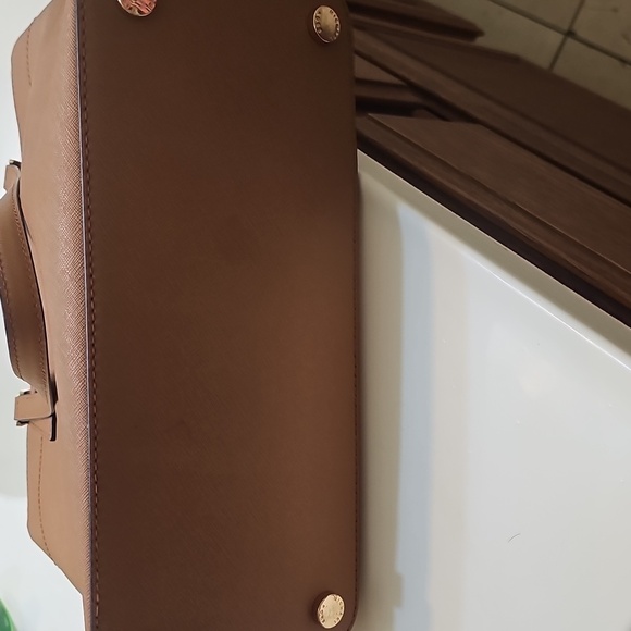 Michael Kors Brown Leather Shoulder Bag - Picture 4 of 4